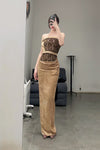 OUDE WAAG Core Velvet New Sleeping skirt OW-23SS-SK05 Ginger